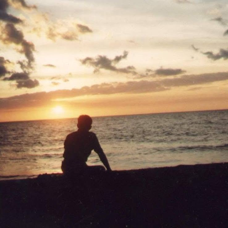 Self-portrait at Candelaria Beach, Zambales, 1995